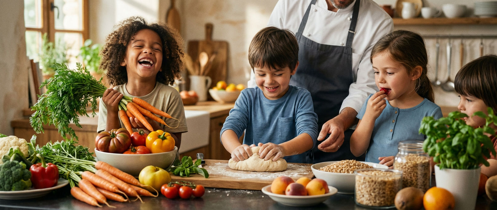 Teaching Children to Love Real Food Through the Rhythm of Seasons
